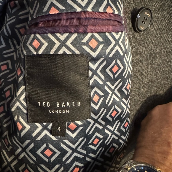 Women’s Ted Baker London Size 4 wool pea coat - Picture 8 of 11